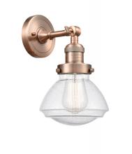 Innovations Lighting 203-AC-G324 - Olean - 1 Light - 7 inch - Antique Copper - Adjustable Sconce
