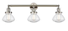 Innovations Lighting 205-PN-G322 - Olean - 3 Light - 31 inch - Polished Nickel - Bath Vanity Light