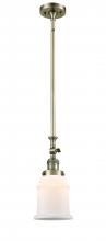 Innovations Lighting 206-AB-G181 - Canton - 1 Light - 6 inch - Antique Brass - Stem Hung - Adjustable Mini Pendant