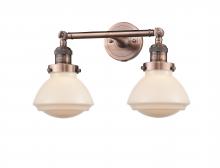 Innovations Lighting 208-AC-G321 - Olean - 2 Light - 17 inch - Antique Copper - Adjustable Bath Vanity Light