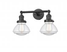 Innovations Lighting 208-OB-G322 - Olean - 2 Light - 17 inch - Oil Rubbed Bronze - Adjustable Bath Vanity Light