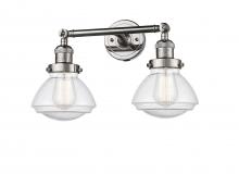 Innovations Lighting 208-PN-G324 - Olean - 2 Light - 17 inch - Polished Nickel - Adjustable Bath Vanity Light