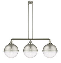 Innovations Lighting 213-SN-HFS-124-SN - Hampden - 3 Light - 45 inch - Brushed Satin Nickel - Stem Hung - Adjustable Island Light