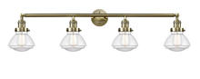 Innovations Lighting 215-AB-G322 - Olean - 4 Light - 43 inch - Antique Brass - Adjustable Bath Vanity Light