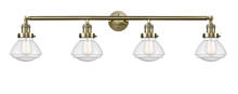 Innovations Lighting 215-AB-G324 - Olean - 4 Light - 43 inch - Antique Brass - Adjustable Bath Vanity Light