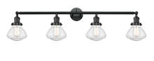 Innovations Lighting 215-BK-G324 - Olean - 4 Light - 43 inch - Matte Black - Adjustable Bath Vanity Light