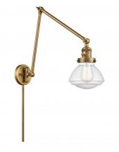 Innovations Lighting 238-BB-G324 - Olean - 1 Light - 9 inch - Brushed Brass -Adjustable Swing Arm
