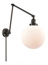 Innovations Lighting 238-OB-G201-10 - Beacon - 1 Light - 10 inch - Oil Rubbed Bronze -Adjustable Swing Arm