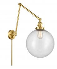 Innovations Lighting 238-SG-G204-12 - Beacon - 1 Light - 12 inch - Satin Gold -Adjustable Swing Arm