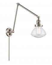 Innovations Lighting 238-SN-G324 - Olean - 1 Light - 9 inch - Brushed Satin Nickel -Adjustable Swing Arm