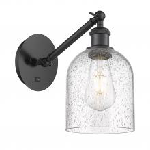 Innovations Lighting 317-1W-BK-G558-6SDY - Bella - 1 Light - 6 inch - Matte Black - Adjustable Sconce