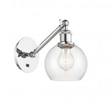 Innovations Lighting 317-1W-PC-G122-6 - Athens - 1 Light - 6 inch - Polished Chrome - Adjustable Sconce