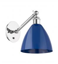 Innovations Lighting 317-1W-PC-MBD-75-BL - Plymouth - 1 Light - 8 inch - Polished Chrome - Adjustable Sconce