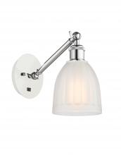 Innovations Lighting 317-1W-WPC-G441 - Brookfield - 1 Light - 6 inch - White Polished Chrome - Adjustable Sconce