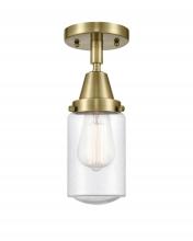 Innovations Lighting 447-1C-AB-G314 - Dover - 1 Light - 5 inch - Antique Brass - Flush Mount