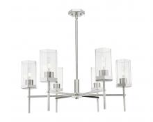 Innovations Lighting 463-6CR-SN-G463-8CL - Blakeley - 6 Light - 32 inch - Satin Nickel - Chandelier