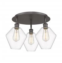 Innovations Lighting 516-3C-OB-G652-8 - Cindyrella - 3 Light - 20 inch - Oil Rubbed Bronze - Flush Mount