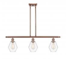 Innovations Lighting 516-3I-AC-G652-6 - Cindyrella - 3 Light - 36 inch - Antique Copper - Cord hung - Island Light