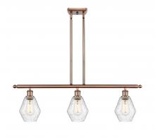 Innovations Lighting 516-3I-AC-G654-6 - Cindyrella - 3 Light - 36 inch - Antique Copper - Cord hung - Island Light