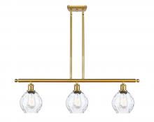 Innovations Lighting 516-3I-SG-G362 - Waverly - 3 Light - 36 inch - Satin Gold - Cord hung - Island Light
