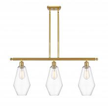 Innovations Lighting 516-3I-SG-G652-7 - Cindyrella - 3 Light - 36 inch - Satin Gold - Cord hung - Island Light