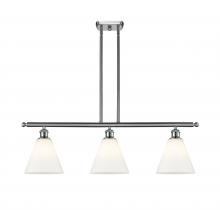 Innovations Lighting 516-3I-SN-GBC-81 - Berkshire - 3 Light - 36 inch - Brushed Satin Nickel - Cord hung - Island Light
