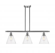 Innovations Lighting 516-3I-SN-GBC-84 - Berkshire - 3 Light - 36 inch - Brushed Satin Nickel - Cord hung - Island Light