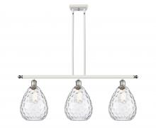Innovations Lighting 516-3I-WPC-G372 - Waverly - 3 Light - 36 inch - White Polished Chrome - Cord hung - Island Light