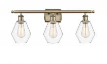 Innovations Lighting 516-3W-AB-G652-6 - Cindyrella - 3 Light - 26 inch - Antique Brass - Bath Vanity Light