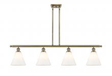 Innovations Lighting 516-4I-AB-GBC-81 - Berkshire - 4 Light - 48 inch - Antique Brass - Cord hung - Island Light