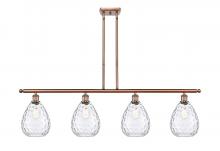 Innovations Lighting 516-4I-AC-G372 - Waverly - 4 Light - 48 inch - Antique Copper - Cord hung - Island Light