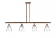 Innovations Lighting 516-4I-AC-G442 - Brookfield - 4 Light - 48 inch - Antique Copper - Cord hung - Island Light