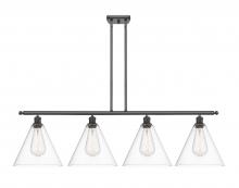 Innovations Lighting 516-4I-OB-GBC-122 - Berkshire - 4 Light - 50 inch - Oil Rubbed Bronze - Cord hung - Island Light