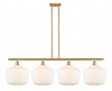 Innovations Lighting 516-4I-SG-G651-12 - Cindyrella - 4 Light - 50 inch - Satin Gold - Cord hung - Island Light