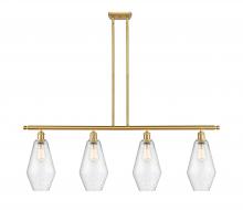 Innovations Lighting 516-4I-SG-G654-7 - Cindyrella - 4 Light - 48 inch - Satin Gold - Cord hung - Island Light