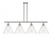 Innovations Lighting 516-4I-SN-GBC-122 - Berkshire - 4 Light - 50 inch - Brushed Satin Nickel - Cord hung - Island Light