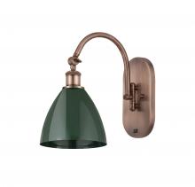 Innovations Lighting 518-1W-AC-MBD-75-GR - Plymouth - 1 Light - 8 inch - Antique Copper - Adjustable Swing Arm