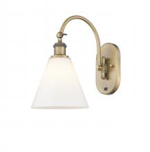 Innovations Lighting 518-1W-BB-GBC-81 - Berkshire - 1 Light - 8 inch - Brushed Brass - Adjustable Swing Arm
