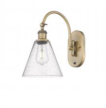 Innovations Lighting 518-1W-BB-GBC-84 - Berkshire - 1 Light - 8 inch - Brushed Brass - Adjustable Swing Arm