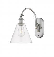 Innovations Lighting 518-1W-SN-GBC-82 - Berkshire - 1 Light - 8 inch - Brushed Satin Nickel - Adjustable Swing Arm