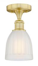 Innovations Lighting 616-1F-SG-G441 - Brookfield - 1 Light - 6 inch - Satin Gold - Semi-Flush Mount