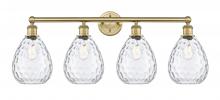 Innovations Lighting 616-4W-BB-G372 - Waverly - 4 Light - 35 inch - Brushed Brass - Bath Vanity Light