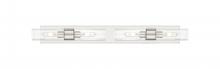 Innovations Lighting 617S-4W-SN-G617-8SDY - Boreas - 4 Light - 39 inch - Satin Nickel - Bath Vanity Light