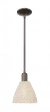 Innovations Lighting 716-1S-OB-NBD-75-NAT - Bristol Natural - 1 Light - 6 inch - Oil Rubbed Bronze - Mini Pendant