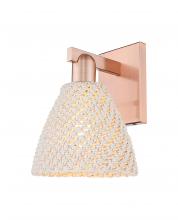 Innovations Lighting 716-1W-AC-NBD-75-NAT - Bristol Natural - 1 Light - 6 inch - Antique Copper - Sconce