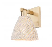 Innovations Lighting 716-1W-CB-NBD-75-NAT - Bristol Natural - 1 Light - 6 inch - Brushed Champagne Bronze - Sconce