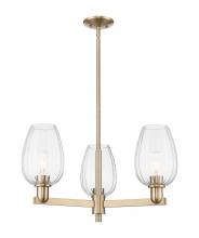 Innovations Lighting 716-3CR-CB-G457-6CL - Preston - 3 Light - 18 inch - Satin Nickel - Flush Mount
