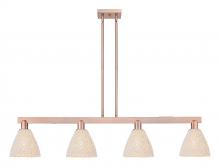 Innovations Lighting 716-4I-AC-NBD-75-NAT - Bristol Natural - 4 Light - 48 inch - Antique Copper - Cord hung - Island Light