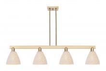 Innovations Lighting 716-4I-CB-NBD-75-NAT - Bristol Natural - 4 Light - 48 inch - Brushed Champagne Bronze - Cord hung - Island Light