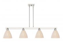 Innovations Lighting 716-4I-PN-NBD-75-NAT - Bristol Natural - 4 Light - 48 inch - Polished Nickel - Cord hung - Island Light